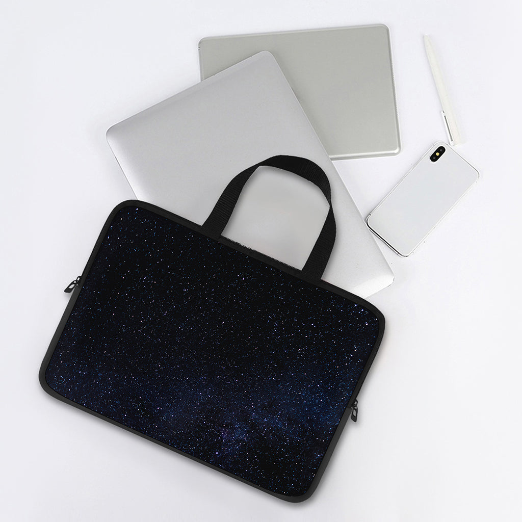 Dark Space Print Laptop Sleeve With Handle