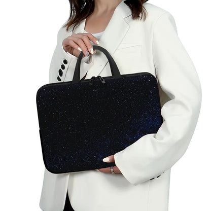 Dark Space Print Laptop Sleeve With Handle