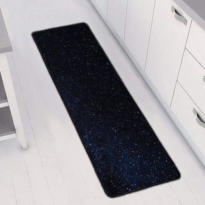 Dark Space Print Long Kitchen Mat