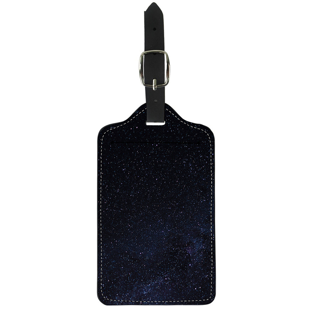 Dark Space Print Luggage Tag