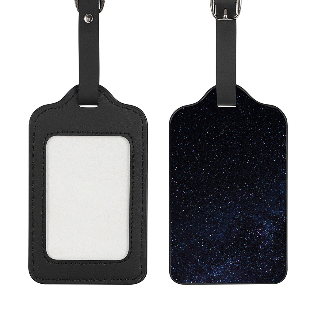 Dark Space Print Luggage Tag