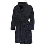 Dark Space Print Men's Bathrobe