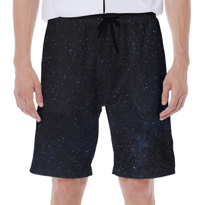 Dark Space Print Men's Beach Shorts