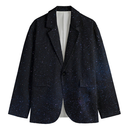 Dark Space Print Men's Blazer