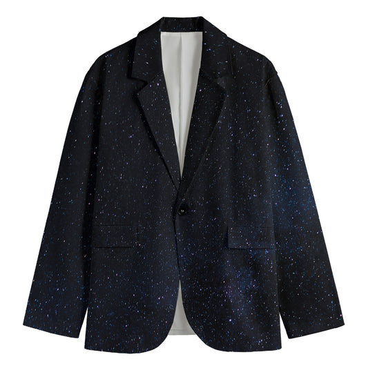 Dark Space Print Men's Blazer