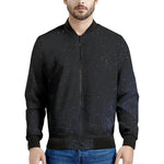 Dark Space Print Men's Bomber Jacket