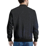 Dark Space Print Men's Bomber Jacket