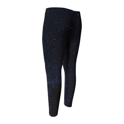 Dark Space Print Men's Compression Pants