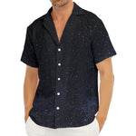 Dark Space Print Men's Deep V-Neck Shirt