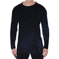 Dark Space Print Men's Long Sleeve T-Shirt