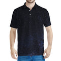 Dark Space Print Men's Polo Shirt