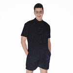 Dark Space Print Men's Rompers