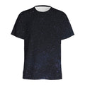 Dark Space Print Men's Athletic T-Shirt