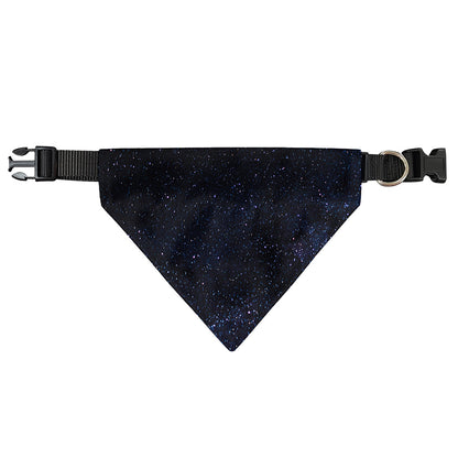 Dark Space Print Over The Collar Dog Bandana