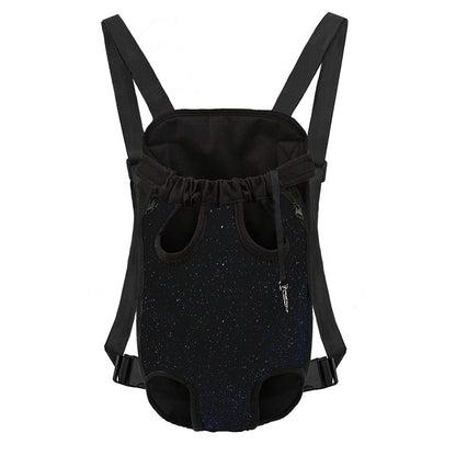 Dark Space Print Pet Carrier Backpack