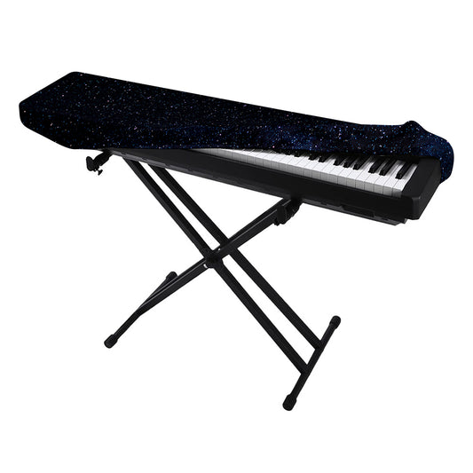 Dark Space Print Piano Keyboard Cover
