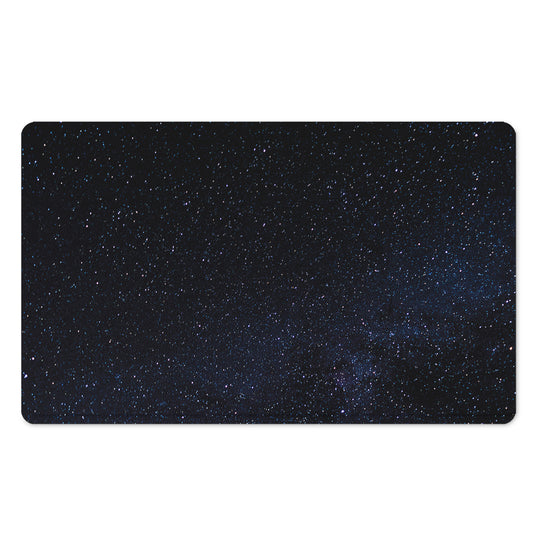 Dark Space Print Polyester Doormat