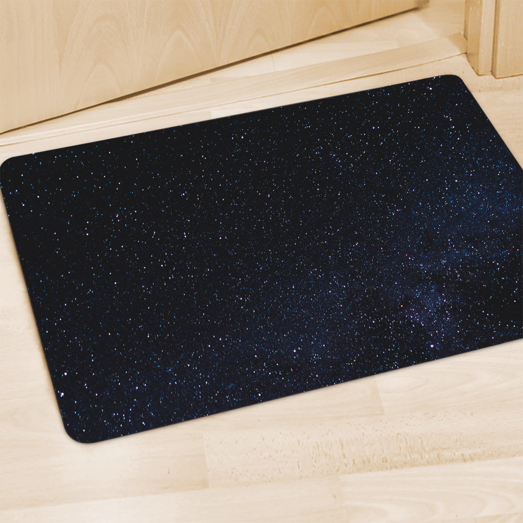 Dark Space Print Polyester Doormat