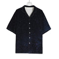 Dark Space Print Rayon Hawaiian Shirt