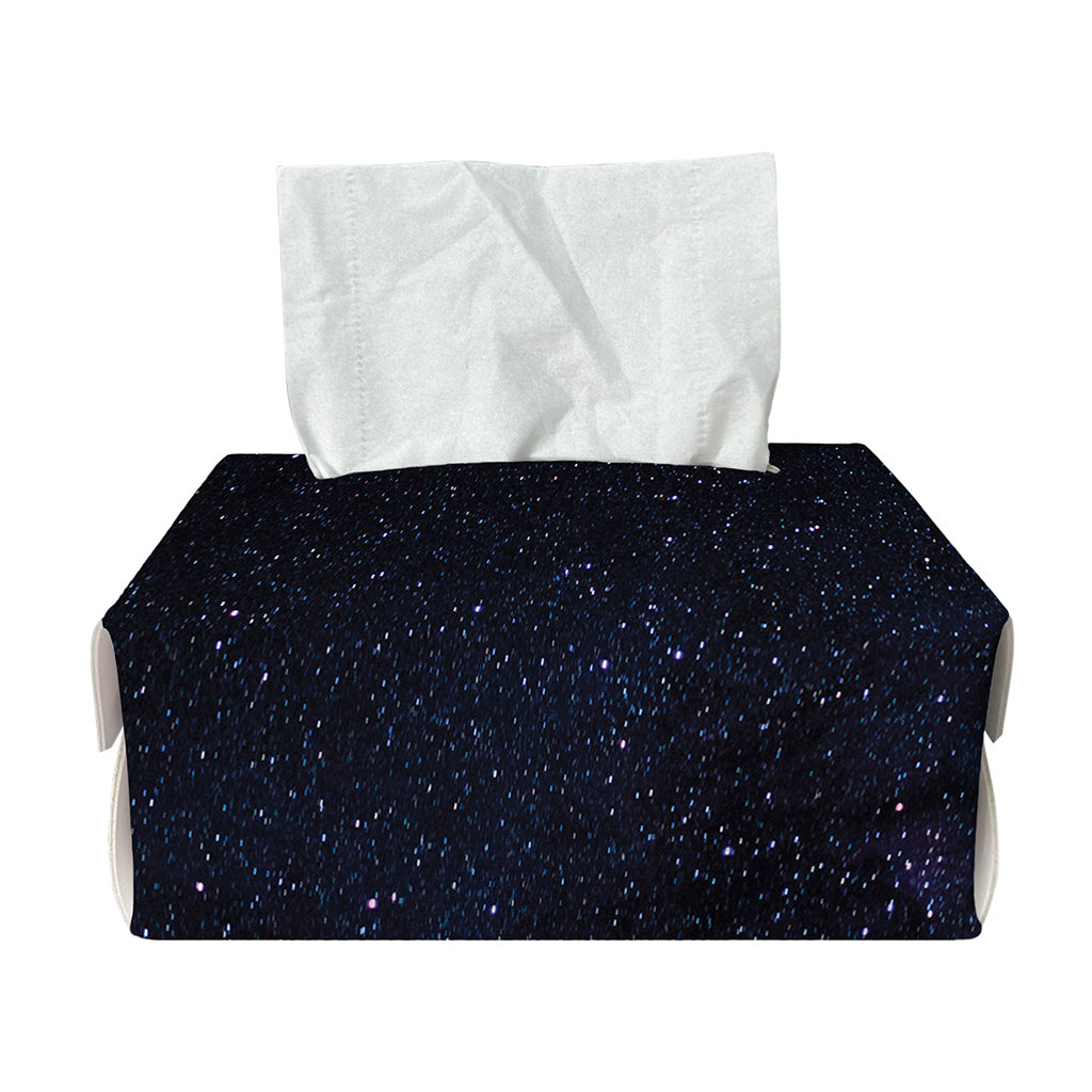 Dark Space Print Rectangle Tissue Box Cover