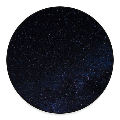 Dark Space Print Round Floor Mat