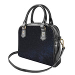 Dark Space Print Shoulder Handbag