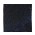 Dark Space Print Silk Bandana