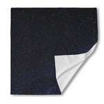 Dark Space Print Silk Bandana