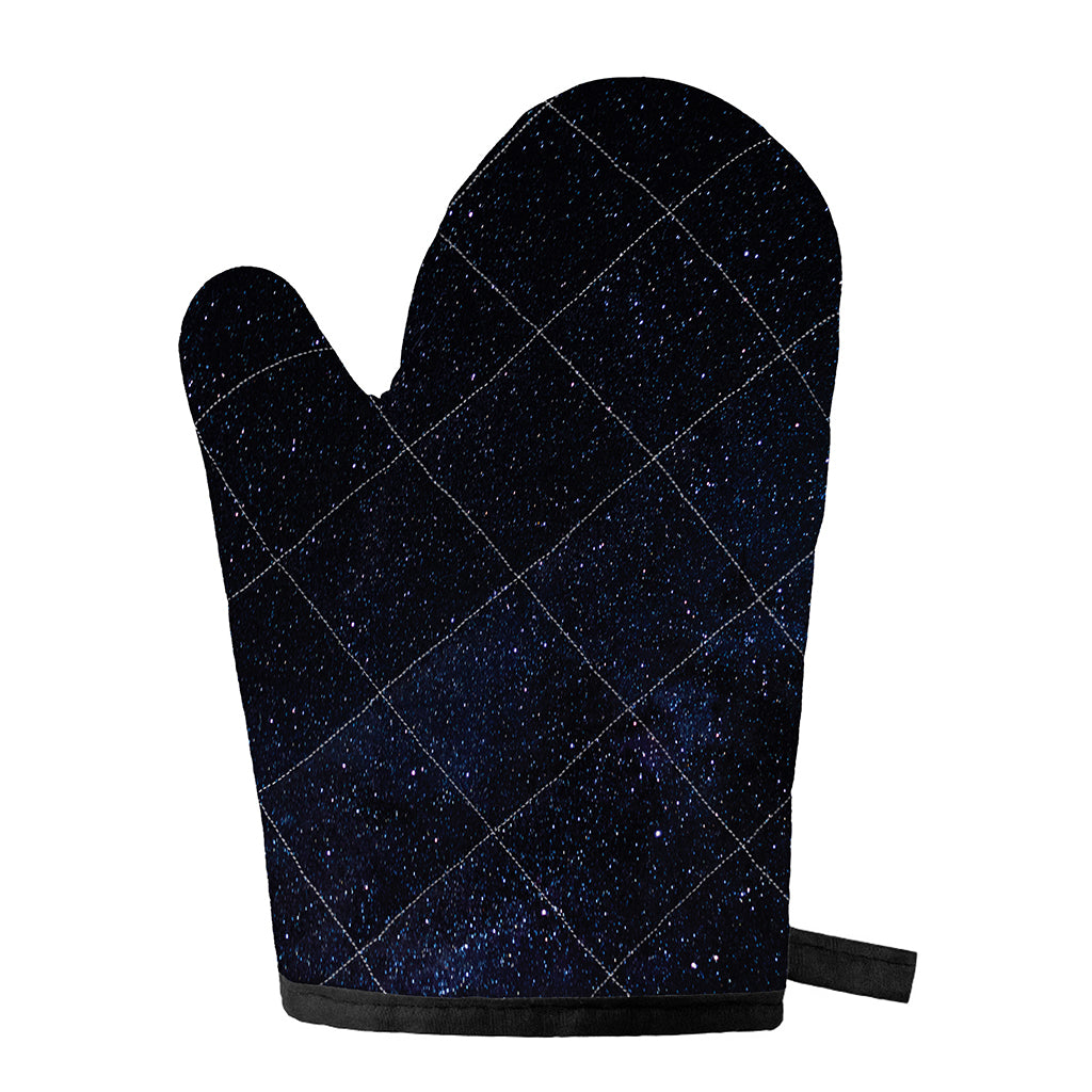 Dark Space Print Single Oven Mitt