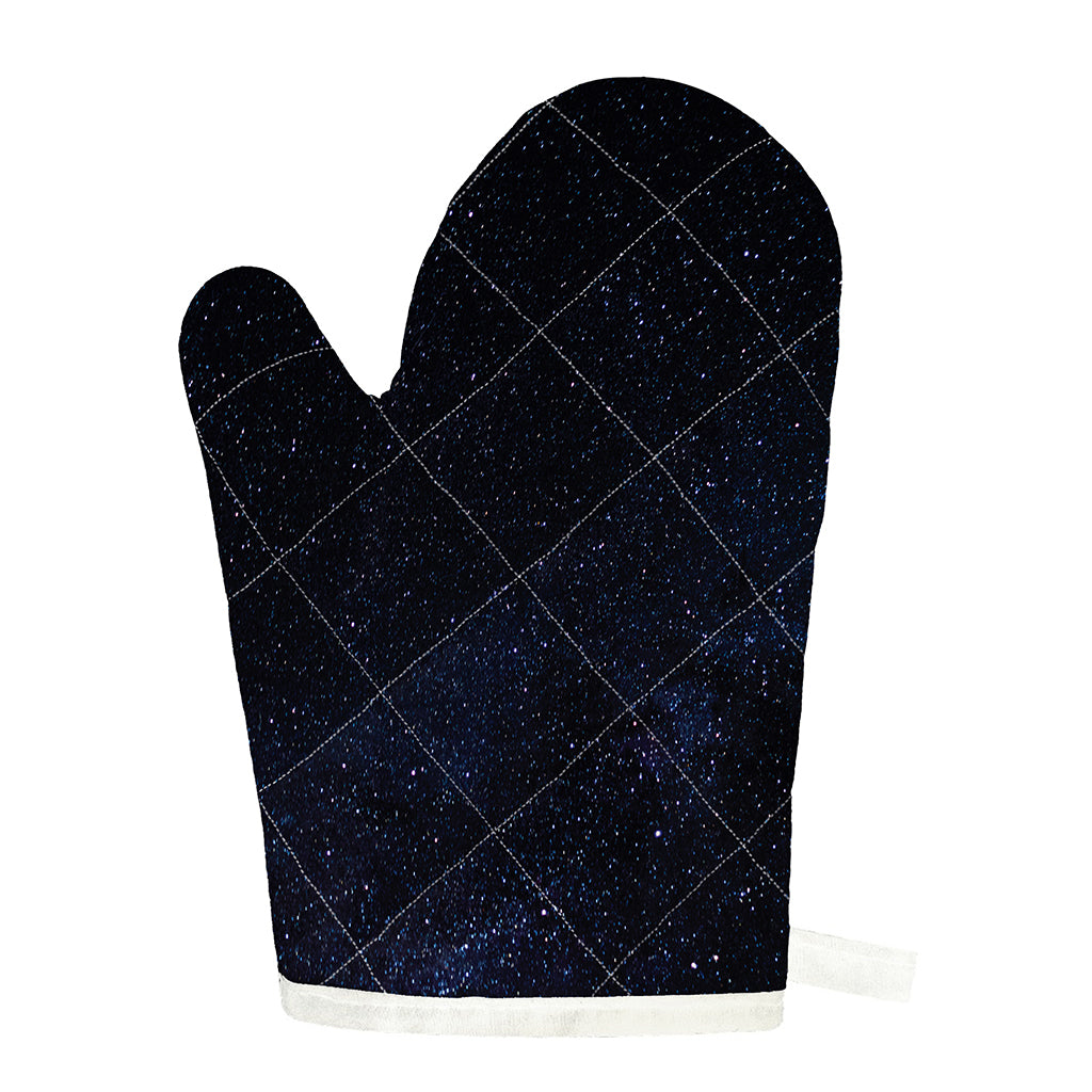 Dark Space Print Single Oven Mitt