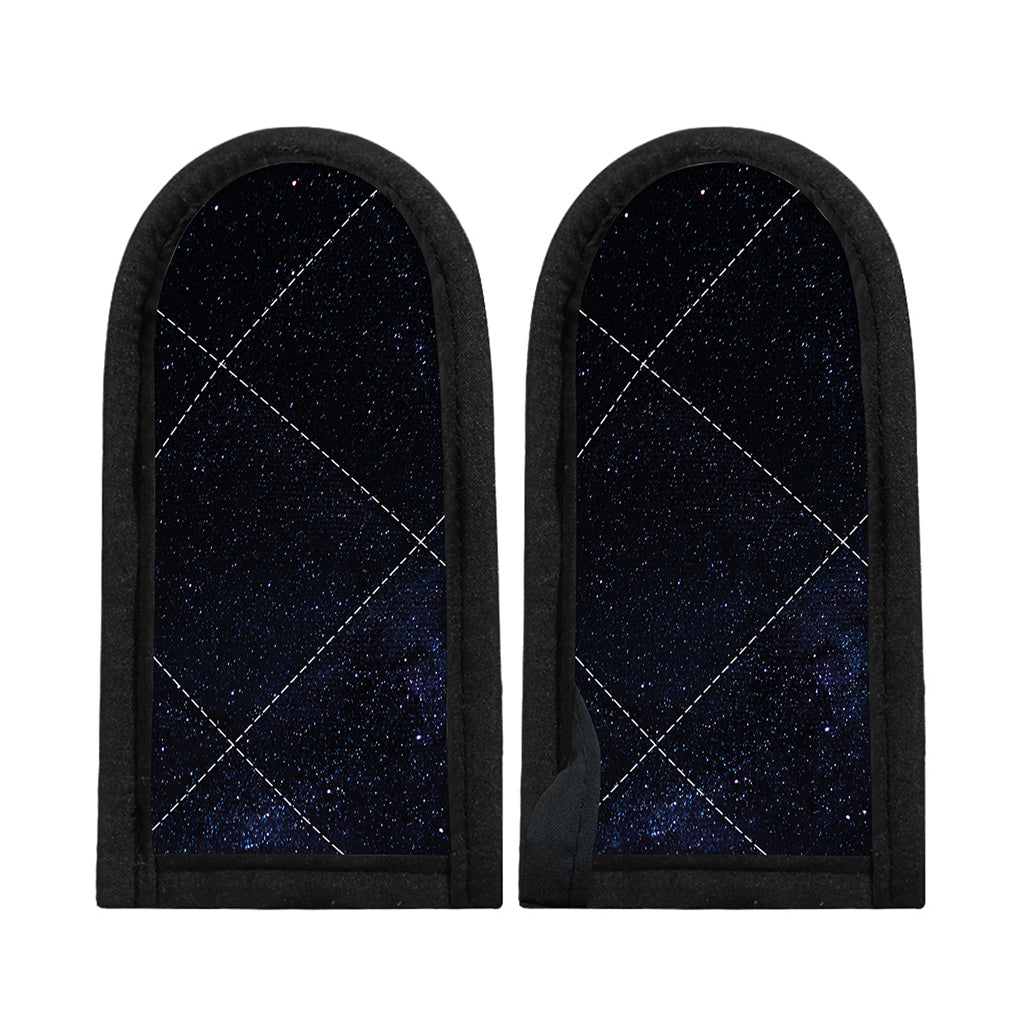 Dark Space Print Skillet Handle Cover