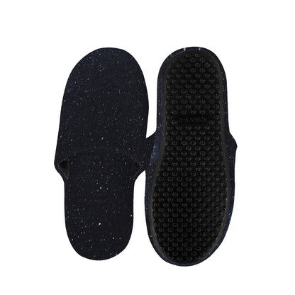 Dark Space Print Slippers