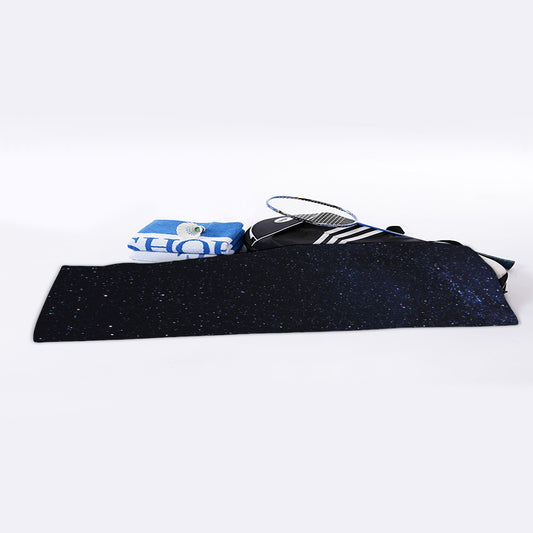 Dark Space Print Sports Towel