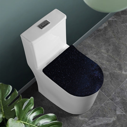 Dark Space Print Toilet Lid Cover