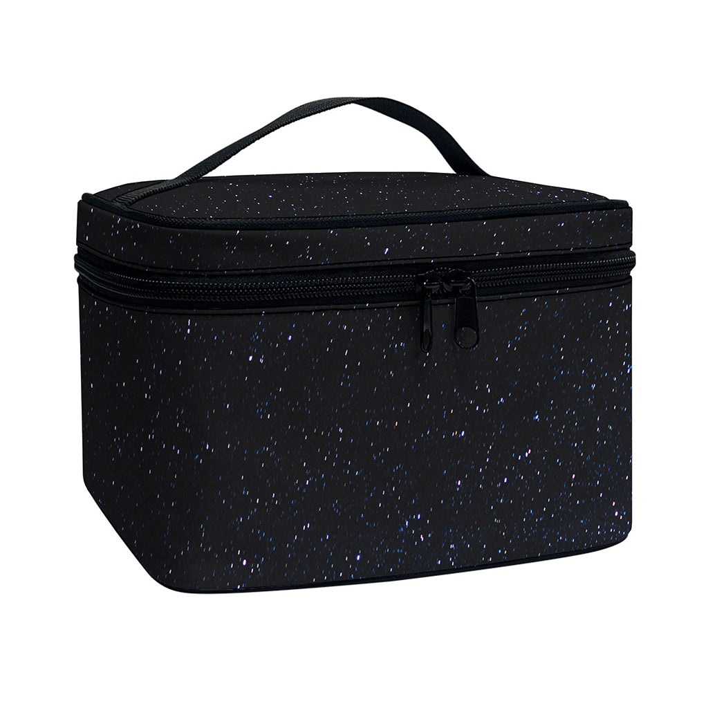 Dark Space Print Travel Makeup Bag