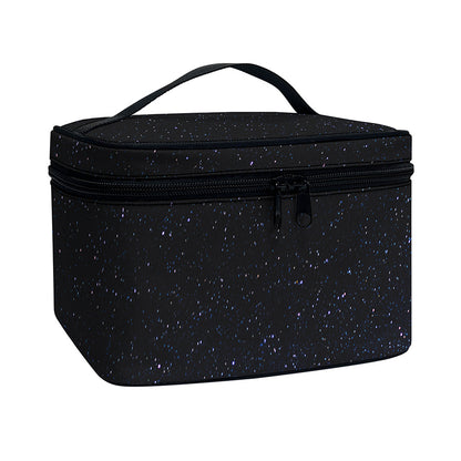 Dark Space Print Travel Makeup Bag