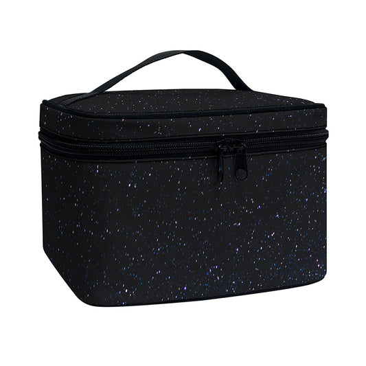 Dark Space Print Travel Makeup Bag