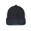 Dark Space Print White Mesh Trucker Hat