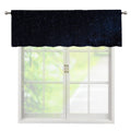 Dark Space Print Window Valance