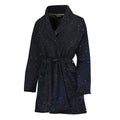 Dark Space Print Women's Bathrobe