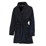 Dark Space Print Women's Bathrobe