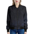 Dark Space Print Women's Bomber Jacket