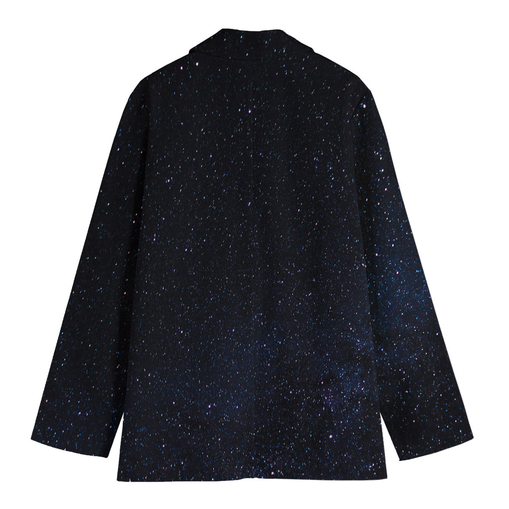 Dark Space Print Women's Cotton Blazer