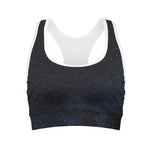 Dark Space Print Women's Sports Bra