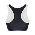 Dark Space Print Women's Sports Bra