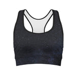 Dark Space Print Women's Sports Bra