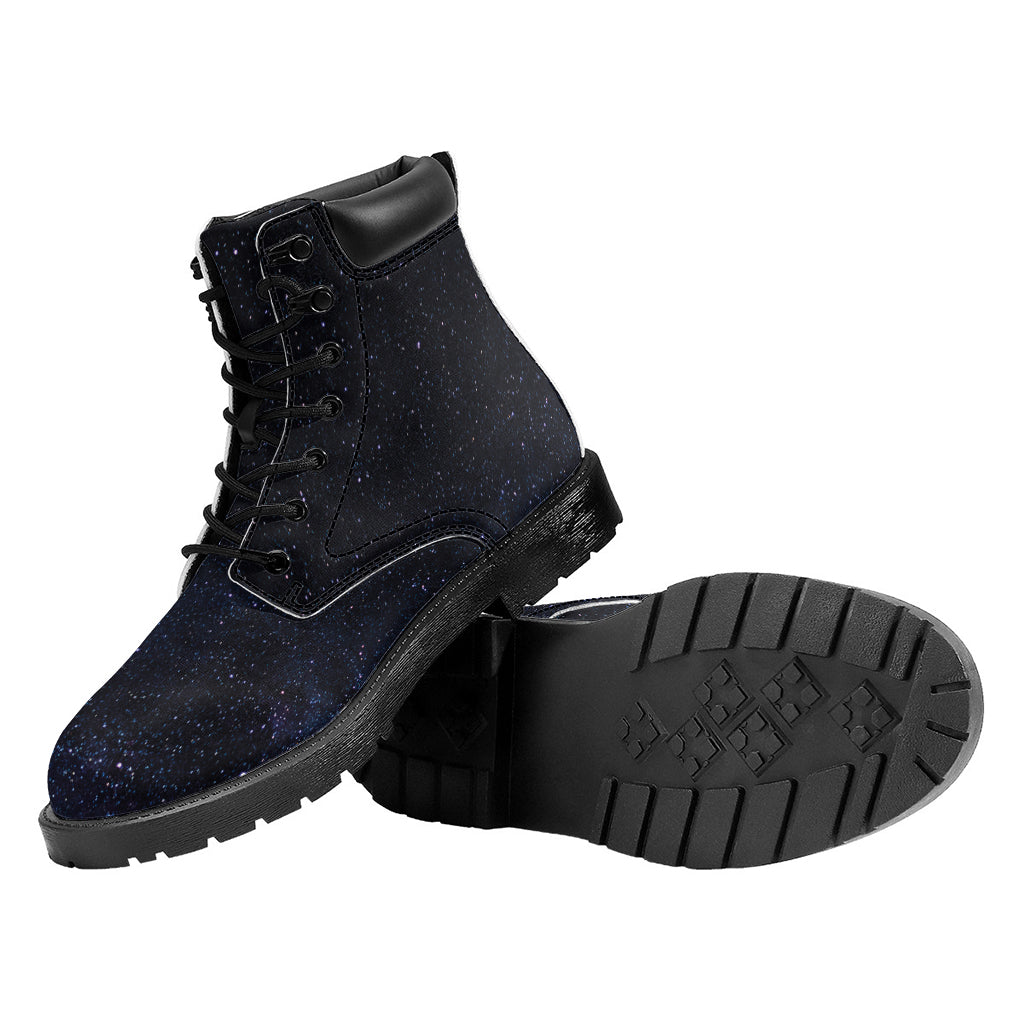 Dark Space Print Work Boots