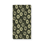 Dark Sunflower Pattern Print Baby Crib Sheet