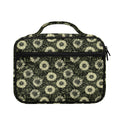 Dark Sunflower Pattern Print Briefcase Bible Bag