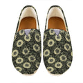 Dark Sunflower Pattern Print Casual Shoes